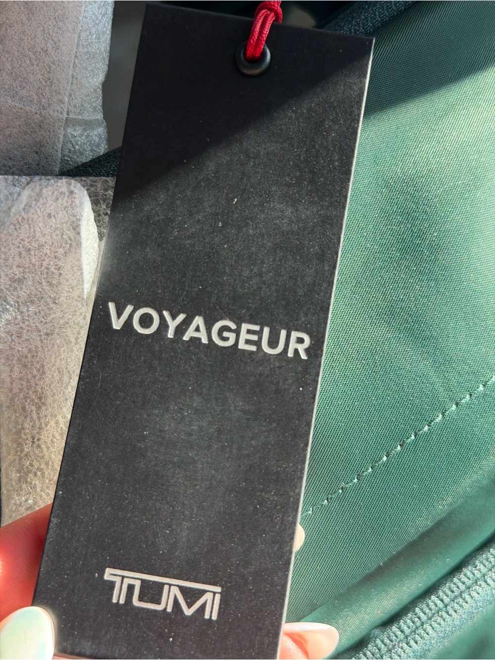 NWT New TUMI Voyageur Celina Backpack in Alpine Green with Silver Hardware - Picture 13 of 13